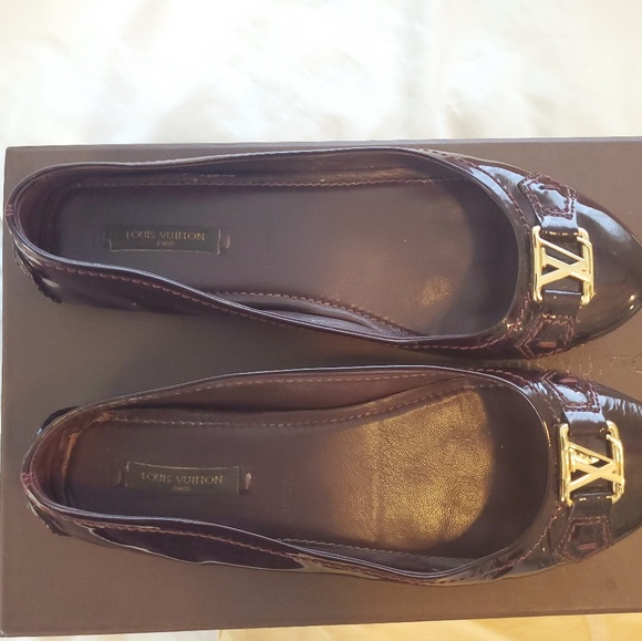 Louis Vuitton OXFORD CALFSKIN BALLERIA FLATS - Picture 4 of 8